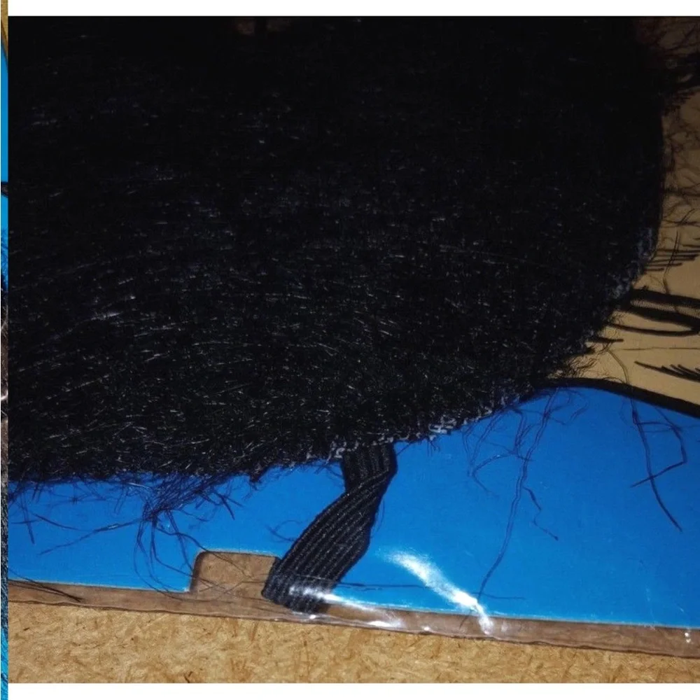 NEW BLACK Beard Moustache Set face hair mustache vintage costume disguise